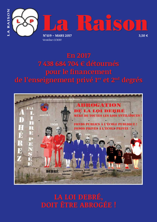 Parution de “La Raison” N° 619