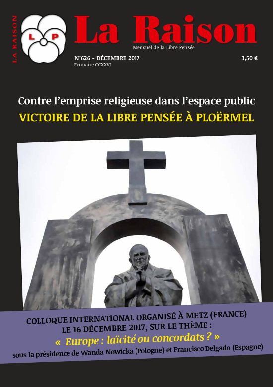 Parution de “La Raison” N° 626