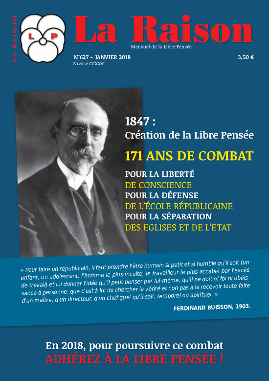 Parution de “La Raison” N° 627