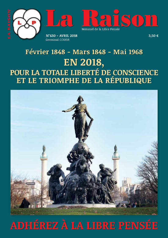 Parution de “La Raison” N° 630