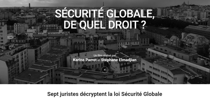 « Sécurité globale, de quel droit ? »